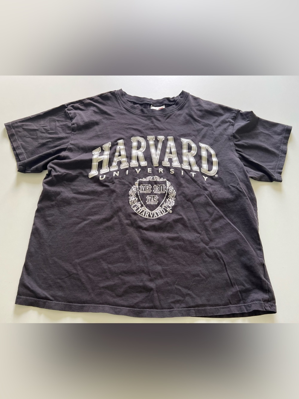 Source Unknown Black Harvard University Short Sleeve Tee